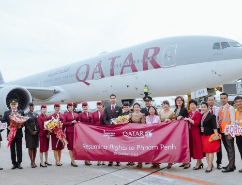 ក្រុមហ៊ុនអាកាសចរណ៍Qatar Airways ហោះហើរមកកាន់ទីក្រុងភ្នំពេញឡើងវិញ!​ Qatar Airways resuming fligh to Phnom Penh!